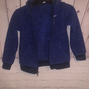 Nike Kids Navy Blue Puffer Jacket